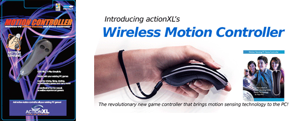 ActionXL motion controllers